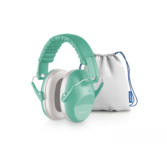 Luvion Hearing Protection Earmuffs Mint 2yrs+