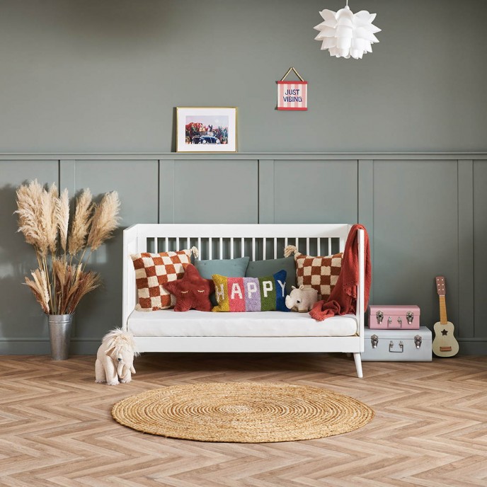 Obaby Cotbed Maya Nordic White