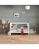 Obaby Cotbed Maya Nordic White