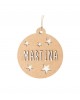 Vintiun Personalised Christmas Ornament Bauble Wood