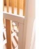 Interbaby Cot Star White with Natural 