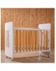 Interbaby Cot Star White with Natural 