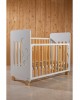 Interbaby Cot Star White with Natural 