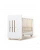 Interbaby Cot Star White with Natural 