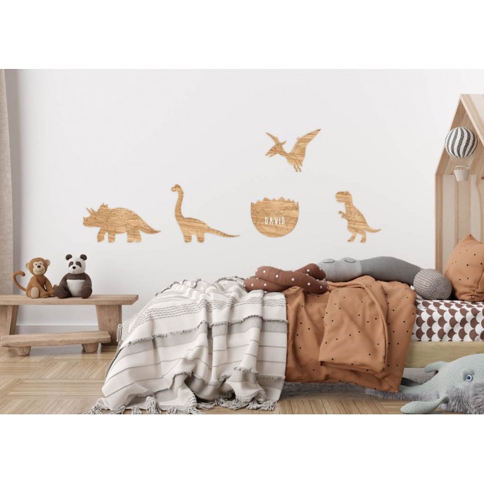 Vintiun Personalised Wall Decoration Dino