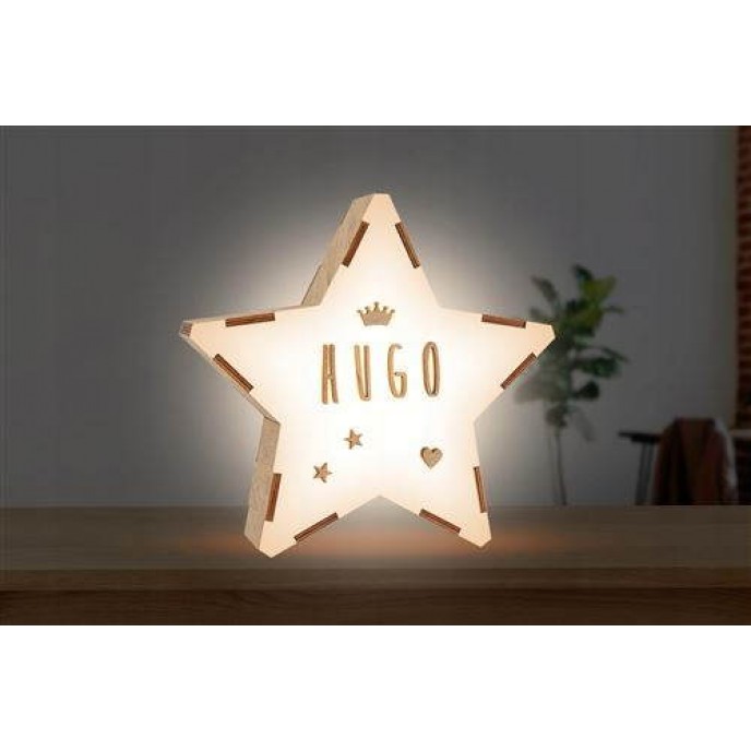 Vintiun Personalised Light Up Star Junior Medium