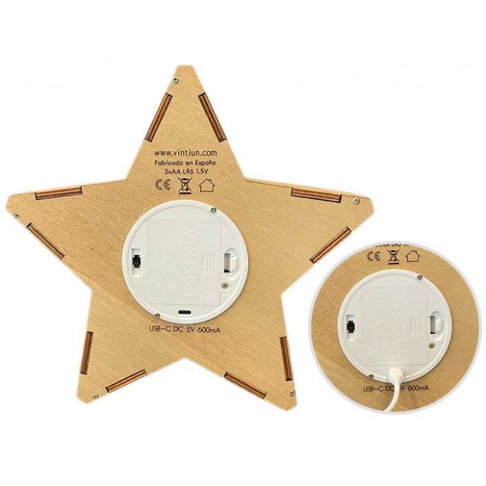 Vintiun Personalised Light Up Star Junior Medium