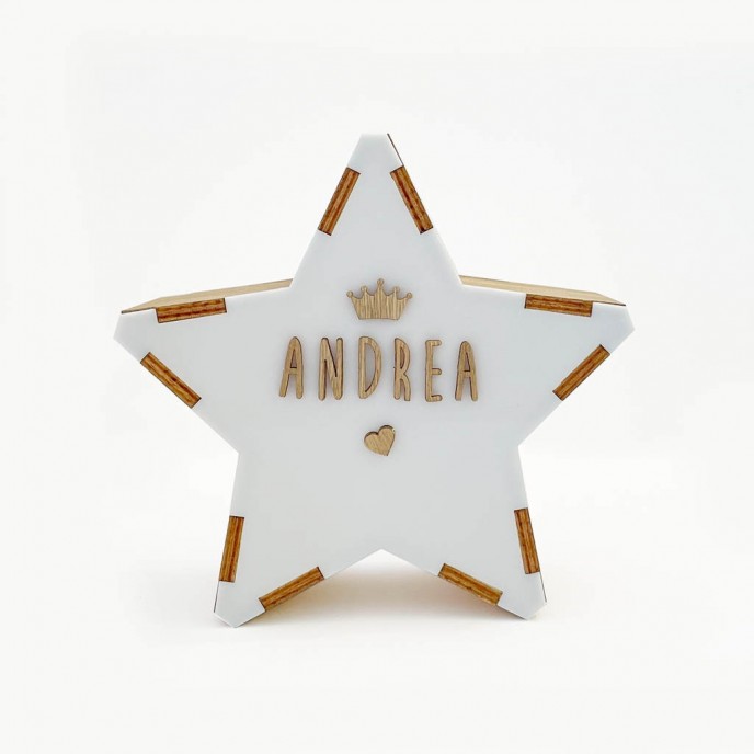 Vintiun Personalised Light Up Star Junior Medium