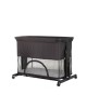 Chipolino Bedside Crib Zen Obsidian