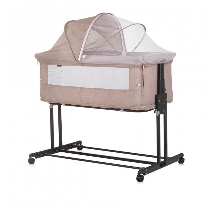 Chipolino Bedside Crib Zen Macadamia