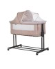 Chipolino Bedside Crib Zen Macadamia