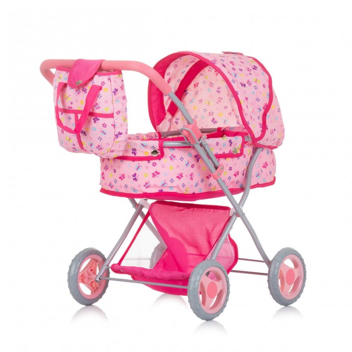 Chipolino Doll Stroller Dora Butterflies