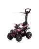 Chipolino Ride on Car with Canopy ATV White Pink