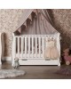 OBaby Cotbed Mini Stamford Sleigh White