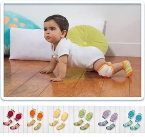 baby crawling socks