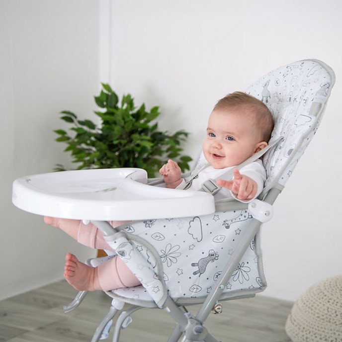 Red Kite Highchair Feed Me Compact Tree Tops