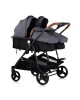 Chipolino Travel System Twin Duo Smart Cloud Grey